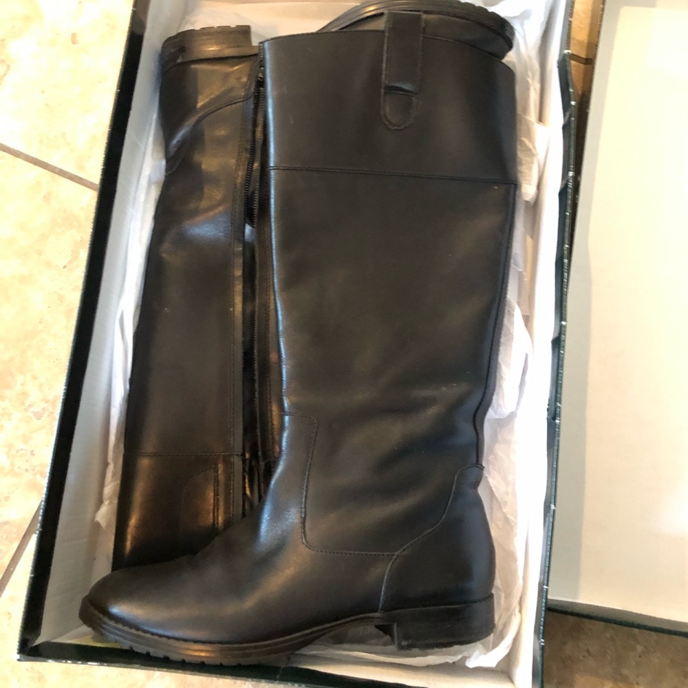 Ralph Lauren knee high riding boots